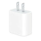 Apple 20W USB-C Power Adapter (2-Pin) – Fast Charging (NFC) Charger for iPhone & iPad