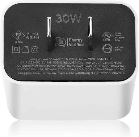 Google 30W USB-C Power Adapter